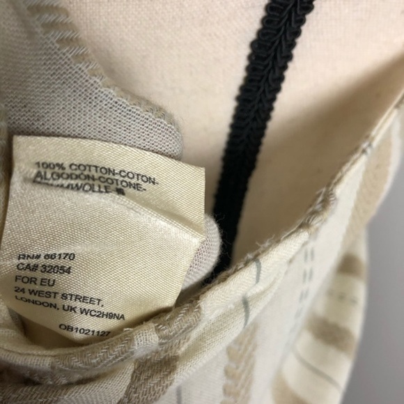 Anthropologie Boho Stripe Midi Tunic Dress Shirt Size XL - Picture 6 of 9